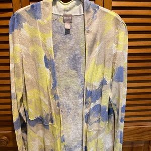 26. WOMENS CHICO’S 2/L CARDIGAN TOP
